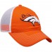 Men's Denver Broncos NFL Pro Line by Fanatics Branded Orange/White Core Trucker II Adjustable Snapback Hat 2759983